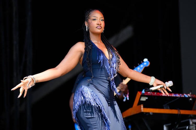Tems performs at a previous concert.
