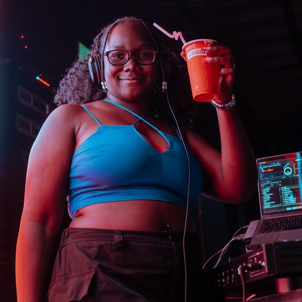 DJ Amanda Plays at the Smirnoff Grad Bash