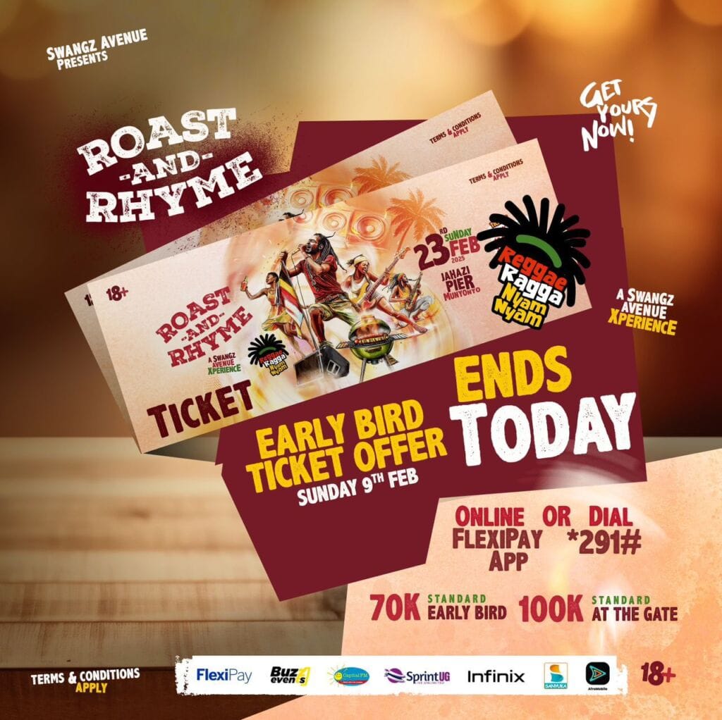 The sale of early Bird tickets for Roast and Rhyme ends today