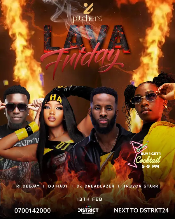 Lava Fridays at Pitchers